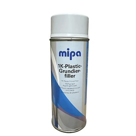 Ґрунт-наповнювач для пластику MIPA 1K Plastic-Grundier Filler Spray світло-сірий, 400 мл
