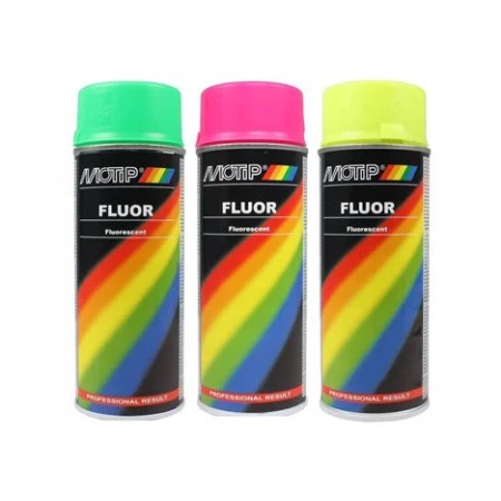 Фарба акрилова флуоресцентна Motip Effect Fluor, аерозоль 400 мл