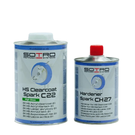 Лак акриловий Sotro Acryl Clearcoat Spark C22 HS 2:1