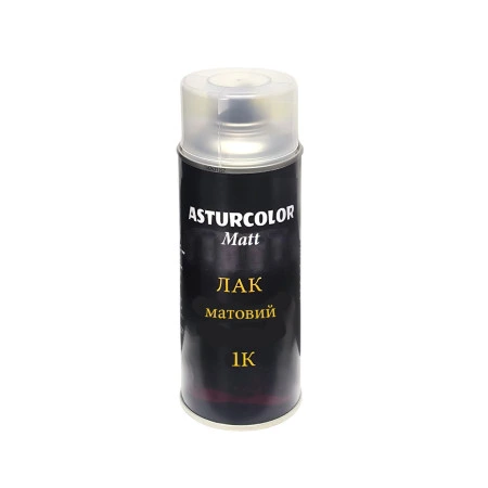 Лак матовий в аерозолі Asturcolor Matt 1K, 400 мл