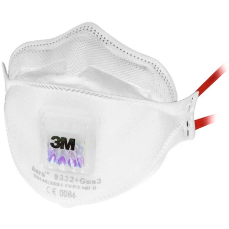 Респіратор 3M Aura 9332+Gen3 із клапаном видиху