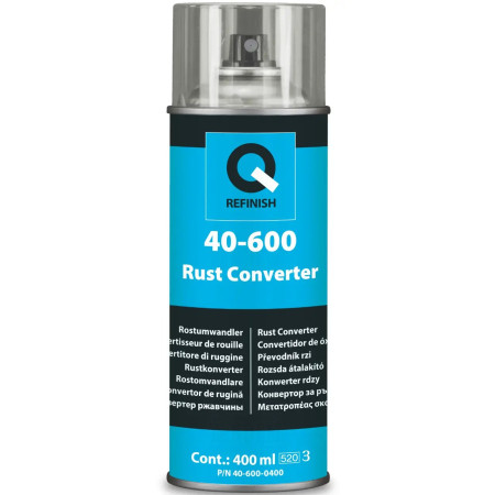 Преобразователь ржавчины и эпоксидный грунт в аэрозоле Q-Refinish Rust Converter 40-600