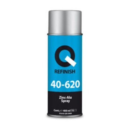 Ґрунт в аерозолі з наповнювачами цинку та алюмінію Q-Refinish Zinc-Alu 40-620