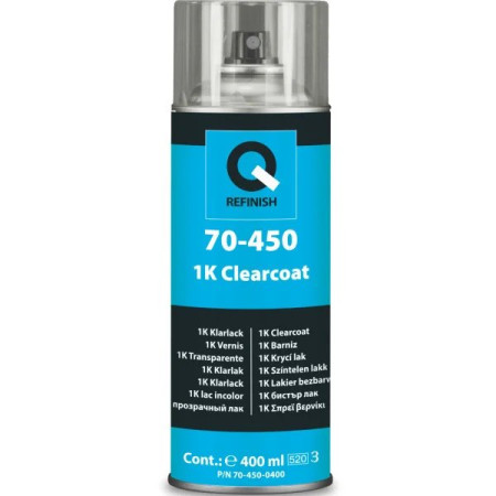 Лак в аерозолі Q-Refinish 70-450-0400 1К Clearcoat
