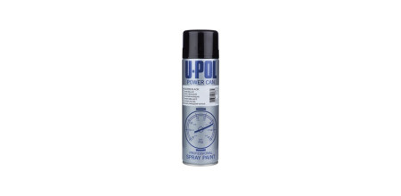 Краска черная матовая U-POL POWER CAN в аэрозоле