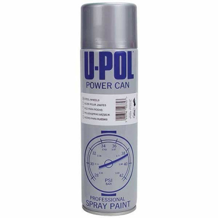Фарба для колісних дисків, колір сталь, U-POL POWER CAN Фарба для колісних дисків, колір сталь, U-POL POWER CAN