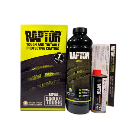 Защитное покрытие (краска) повышенной прочности U-POL Raptor колеруемый 1 литр