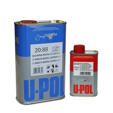 Лак акриловый с укоренным временем сушки U-POL 2088 HS 4:1 Лак акриловый с укоренным временем сушки U-POL 2088 HS 4:1