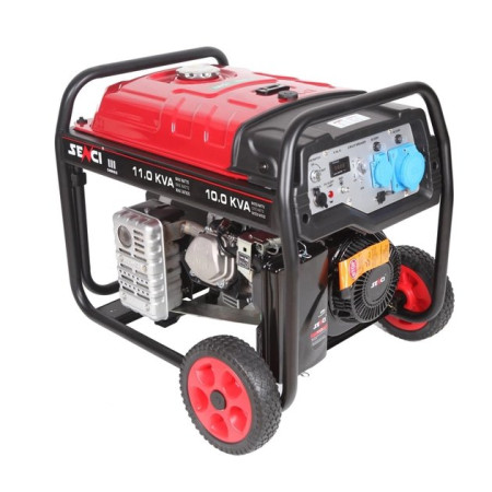 Генератор бензиновый SENCI SC17000R на 9 кВт, электростартер, пульт д/у