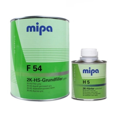Ґрунт-наповнювач акриловий MIPA 2K HS Grundfiller F54, комплект 1,25 л