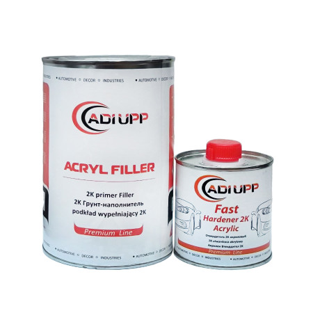 Акриловий ґрунт наповнювач ADI UPP Acryl Filler HS 5+1 з прискореним часом висихання Акриловий ґрунт наповнювач ADI UPP Acryl Filler HS 5+1 з прискореним часом висихання