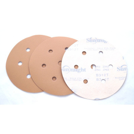 Круги абразивні Sunmight Gold 150 мм, 7 отворів. Круги абразивні Sunmight Gold 150 мм, 7 отворів.