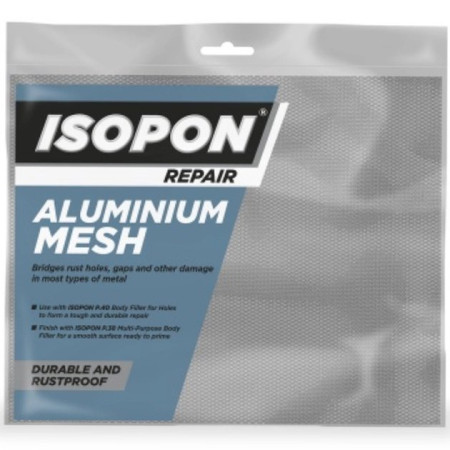 Сетка алюминиевая ISOPON Aluminium Mesh, 255 мм x 200 мм Сетка алюминиевая ISOPON Aluminium Mesh, 255 мм x 200 мм
