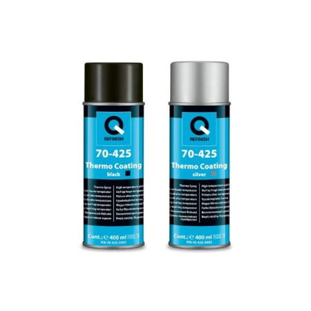 Термостойкая краска Q-Refinish 70-425 Thermo Сoating, аэрозоль 400мл, до 650°C Термостойкая краска Q-Refinish 70-425 Thermo Сoating, аэрозоль 400мл, до 650°C